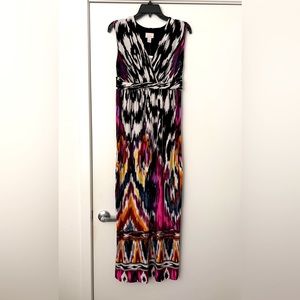 New with tag Chico’s colorful sleeveless maxi dress size 0